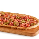 Fiery Pepperoni Bacon Flatbread