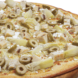 Gluten Free Creamy Pesto Chicken Pizza