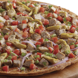 Gluten Free Tuscan Garlic Chicken Pizza
